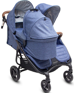 Детская коляска для погодок Valco baby Snap Duo Trend 2 в 1 Синий (Denim)