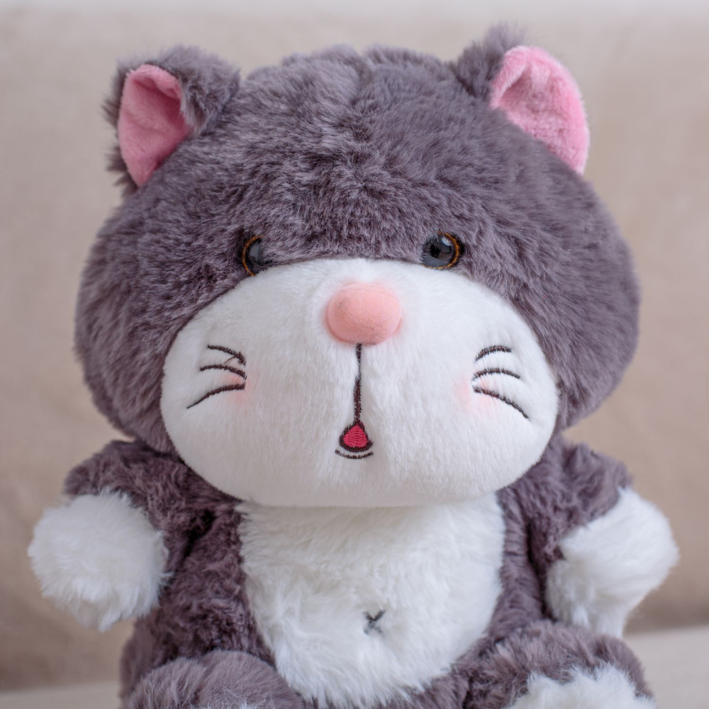 Мягкая игрушка плюшевая Кот для девочки мальчика в кроватку