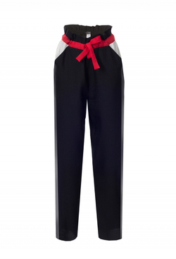 Брюки с завышенной талией 41-17SS