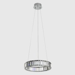 Citilux Чезаре CL338141 LED Люстра хрустальная с пультом Хром