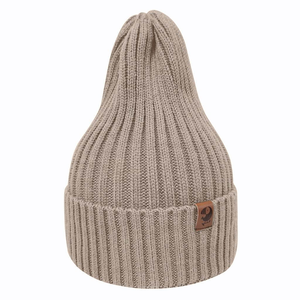 Шапка вязаная Woolly (теплый беж)