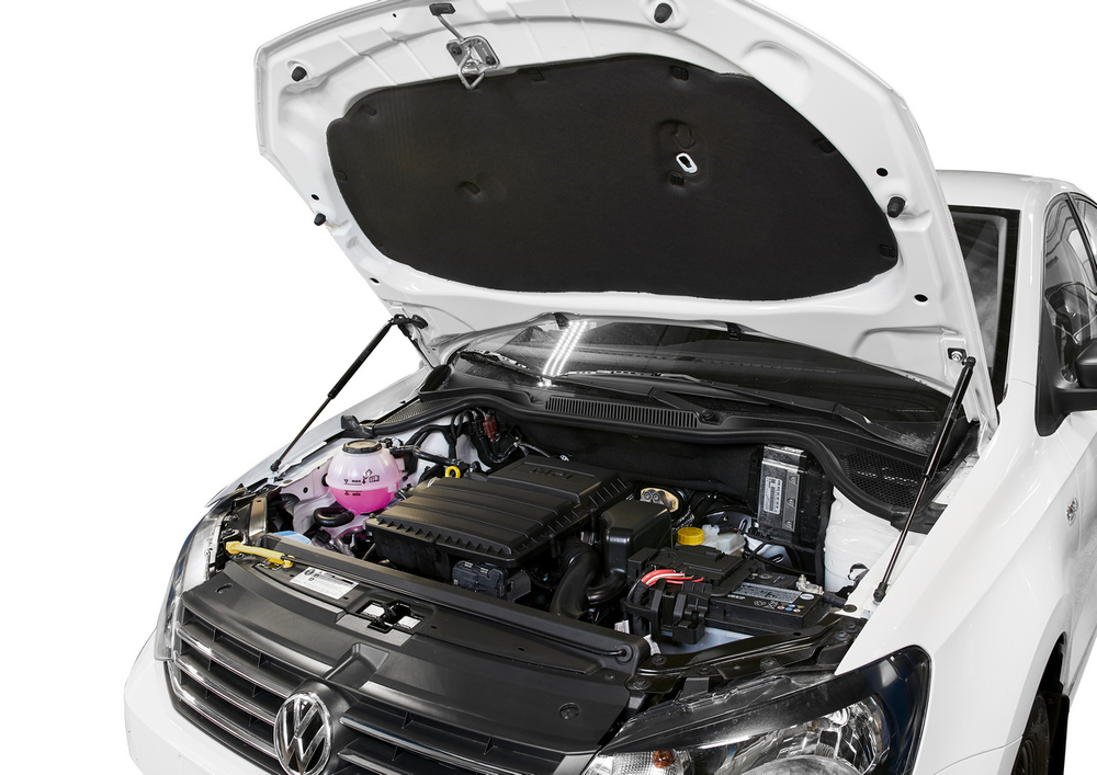 Упоры капота АвтоУпор для Volkswagen Polo V седан 2010-2020, 2 шт., UVWPOL012