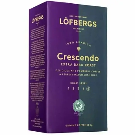 Кофе Löfbergs Crescendo, молотый, 500г. Лофбергс