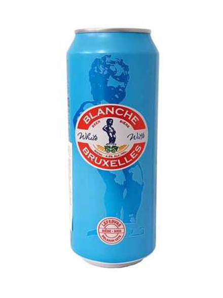 Пиво Бланш де Брюссель пшеничное / Blanche de Bruxelles 0.5 - банка