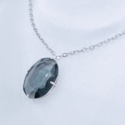 "Виана"  кулон в серебряном покрытии из коллекции "Голливуд" от Jenavi с замком карабин