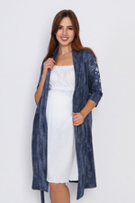 Комплект женский "ЗАБОТА" сорочка+халат модель КЖ 0244 кулирка