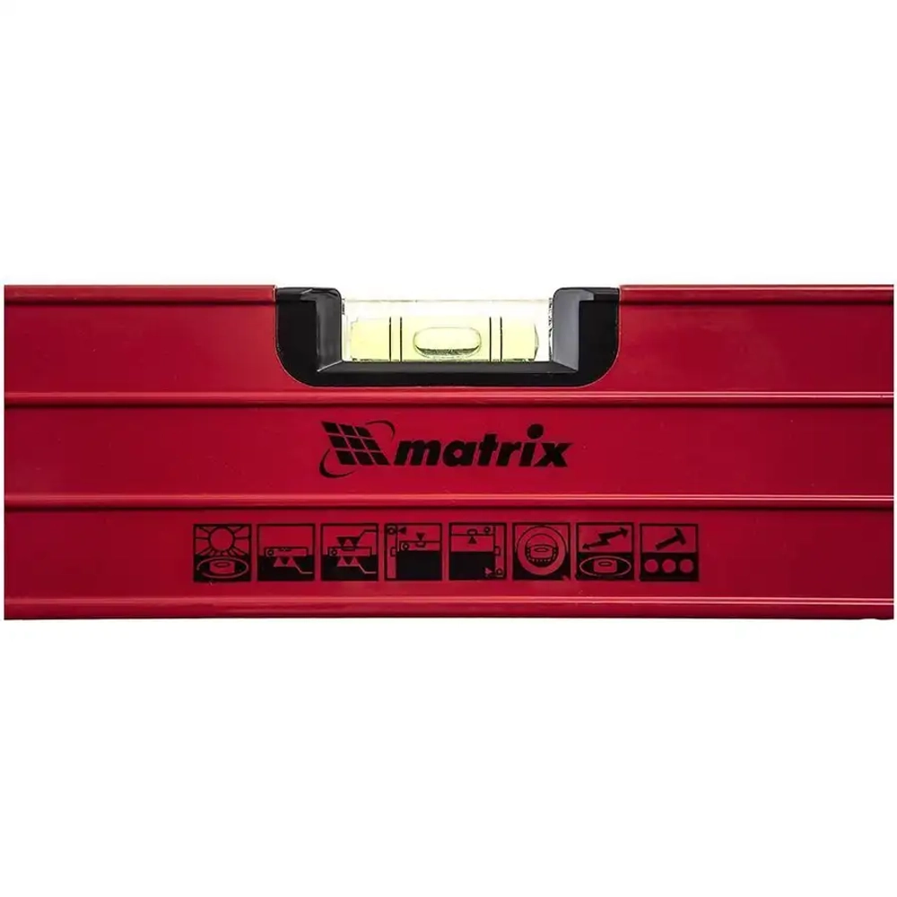 Уровень алюминиевый, 1200 мм, фрезерованный, 3 глазка MATRIX 34512