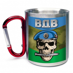 Кружка с карабином ВДВ Никто кроме нас