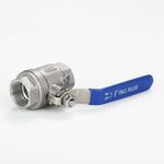 Кран шаровый, нержавеющая сталь, резьба 3/4" (DN20)