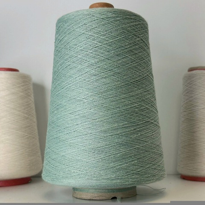 LIEGI - E.Miroglio; 70% хлопок, 30% лен; 1700м/100гр; col.S34, цвет: зеленый пастельный. Только мал. бобинки: 110 и 170гр.