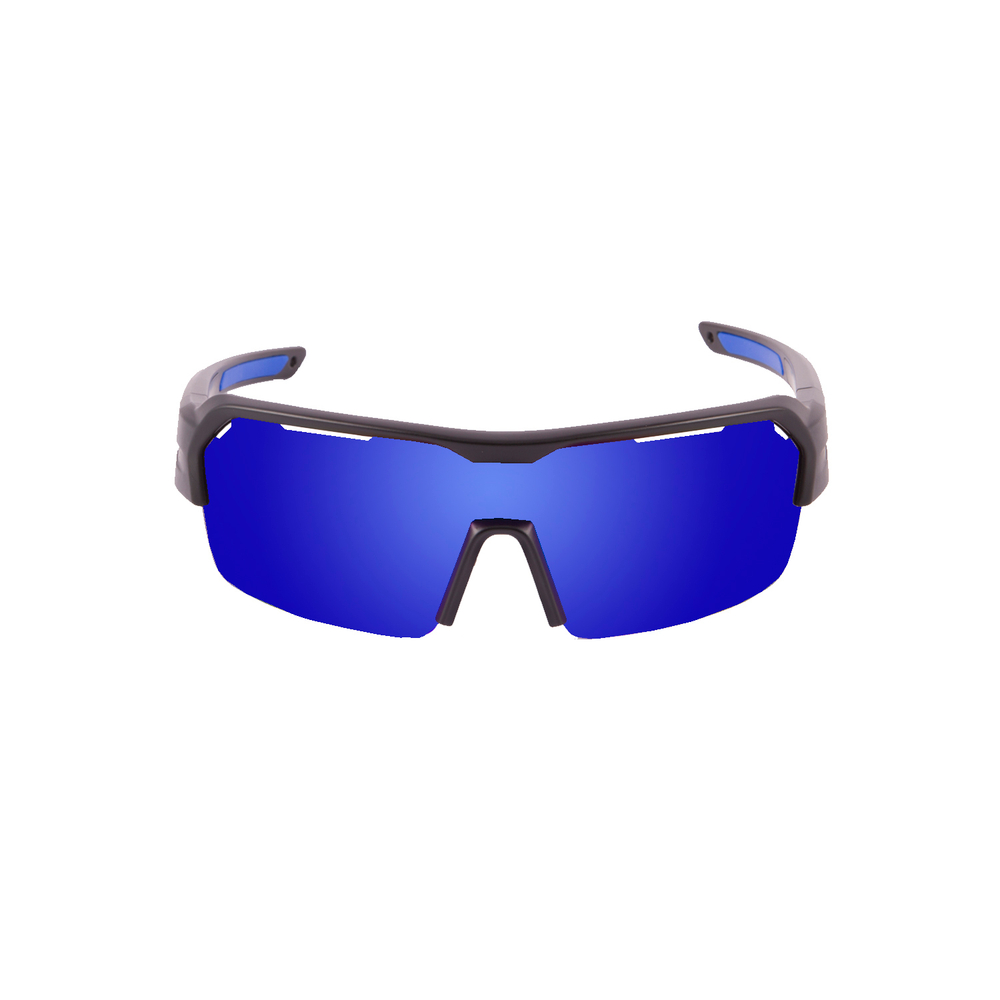Спортивные очки с диоптриями OCEAN Race Matt Black / Revo Blue Polarized lenses