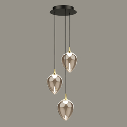 Подвесной светильник MD24001012-3A brass/champagne