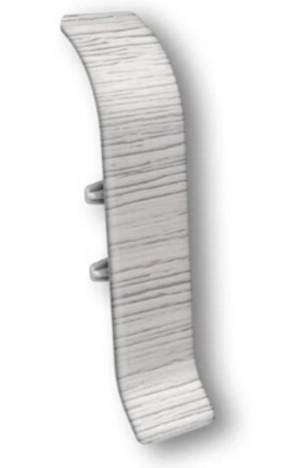 Соединитель для плинтуса 70мм "Идеал Классик", 432 Дуб платиновый