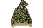 A Bathing Ape Abc Camo Shark Full Zip Худи зеленый