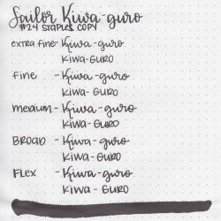 Чернила пигментные черные SAILOR PIGMENT INK Kiwa-guro 50 мл (13-2002-220) 2