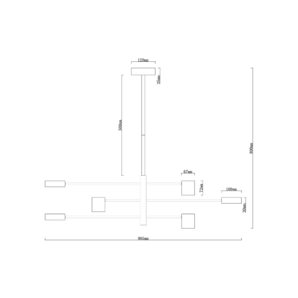 Люстра на штанге Arte Lamp