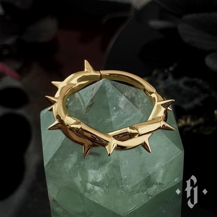 Кликер "Crown of Thorns" - Желтое золото