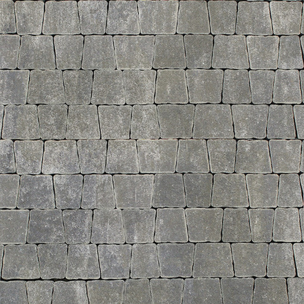 Тротуарная плитка АНТИК - Искусственный камень Габбро, комплект из 5 видов плит