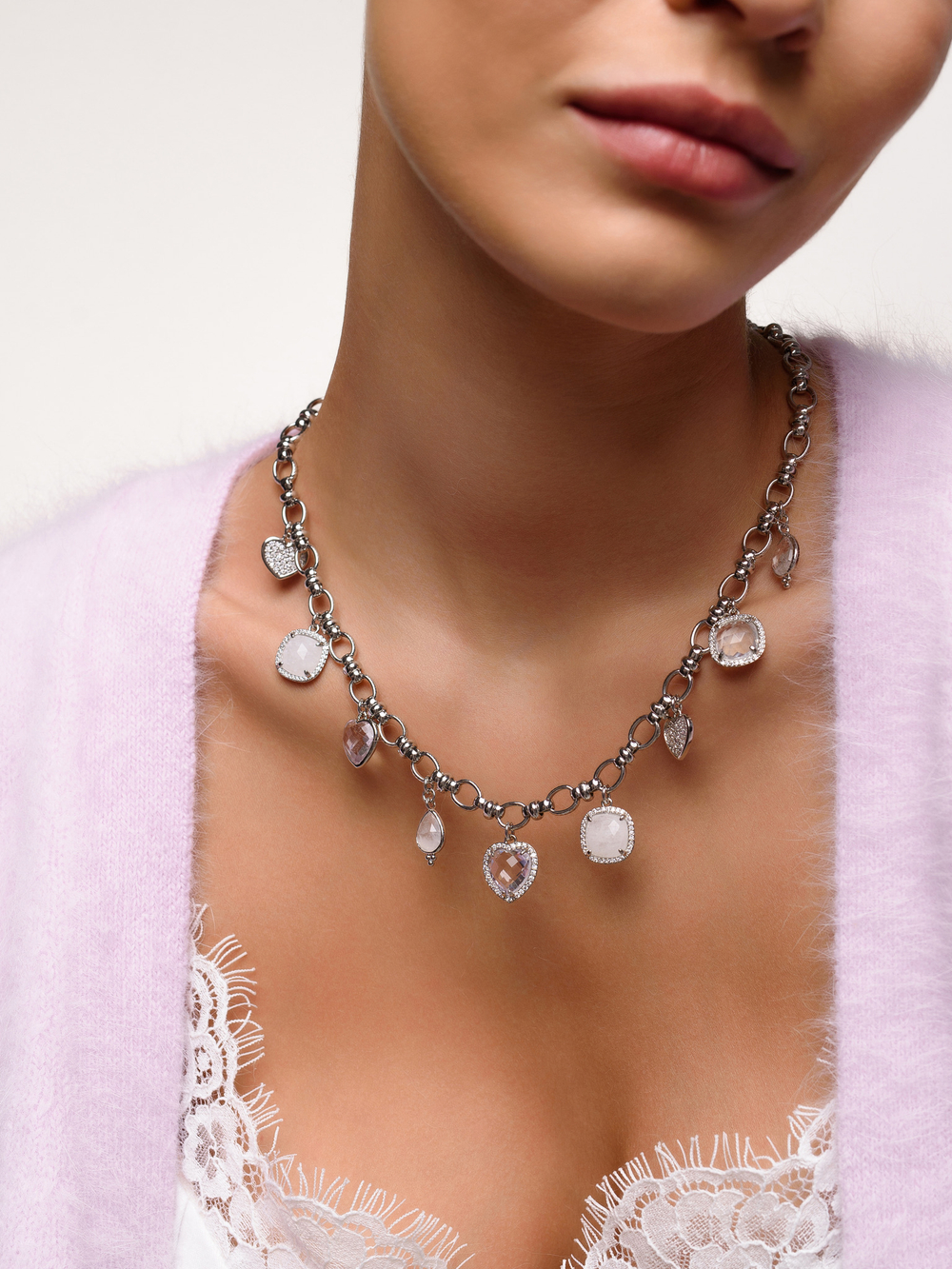 Колье "Amour chain" Silver