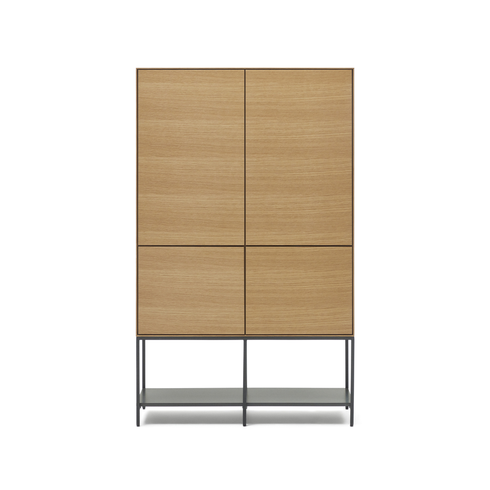 Vedrana Буфет из дубового шпона со стальными ножками 97,5 x 160 см