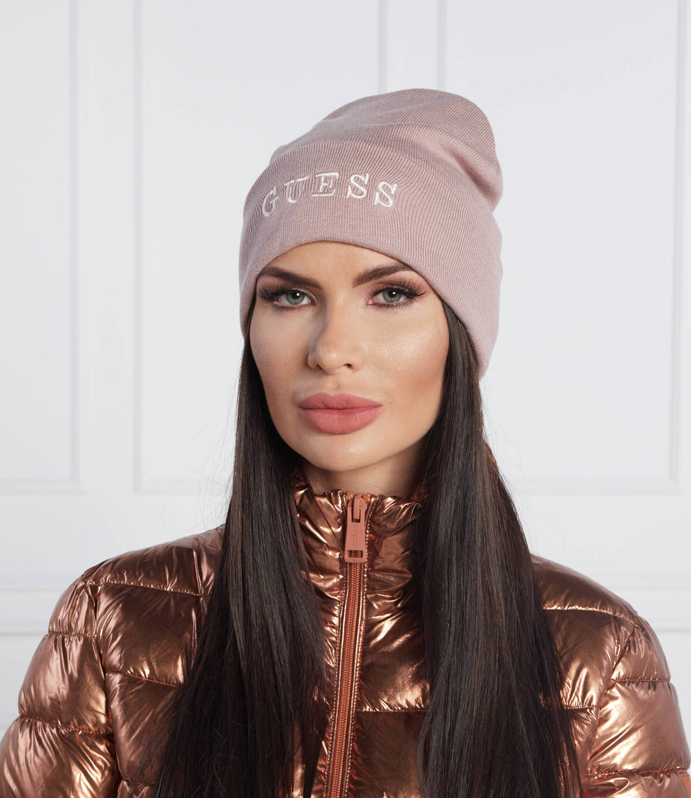шапка Guess - розовый(AW9251 WOL01)