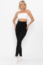 Лосины в рубчик утепленные (черные) Б14802-7М LT Collection