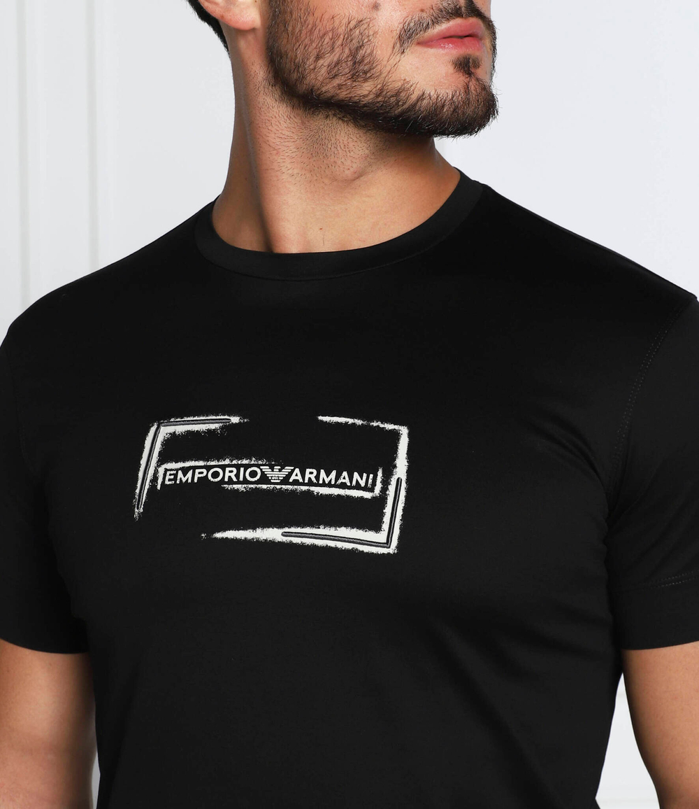 футболка Emporio Armani - черный(6L1TR7 1JSAZ)