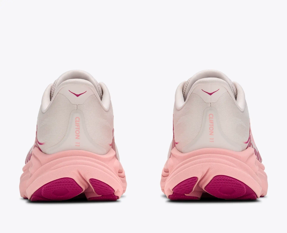 Женские кроссовки Hoka Clifton 11 - Rose Cream / Dewy Pink