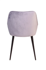 Стул Neo бархат светло-серый 26/опора конус