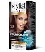 Крем-краска для волос STYLIST COLOR PRO Гиалуроновая 4.0 Каштан