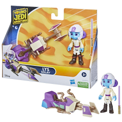 Hasbro Star Wars - Lys Solay action figure + chopper Adventures of the young Jedi F8012 / артикул   F7959 F8012  / GTIN 5010996111302