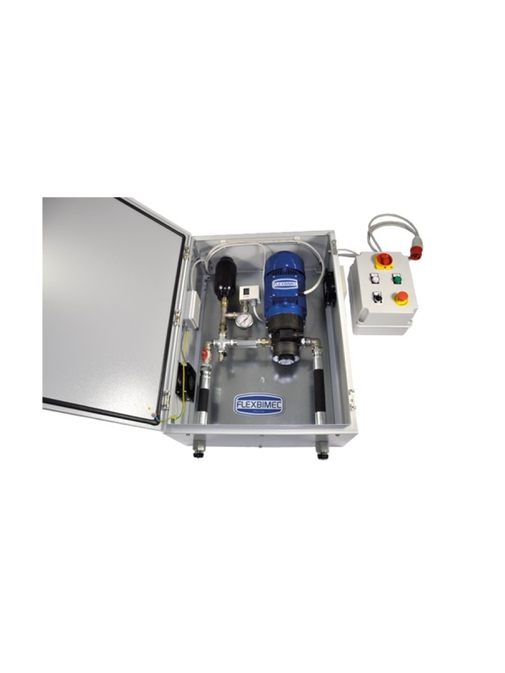 Комплект для перекачки масла с электронасосом 230В в мет. ящике, 30 л/мин