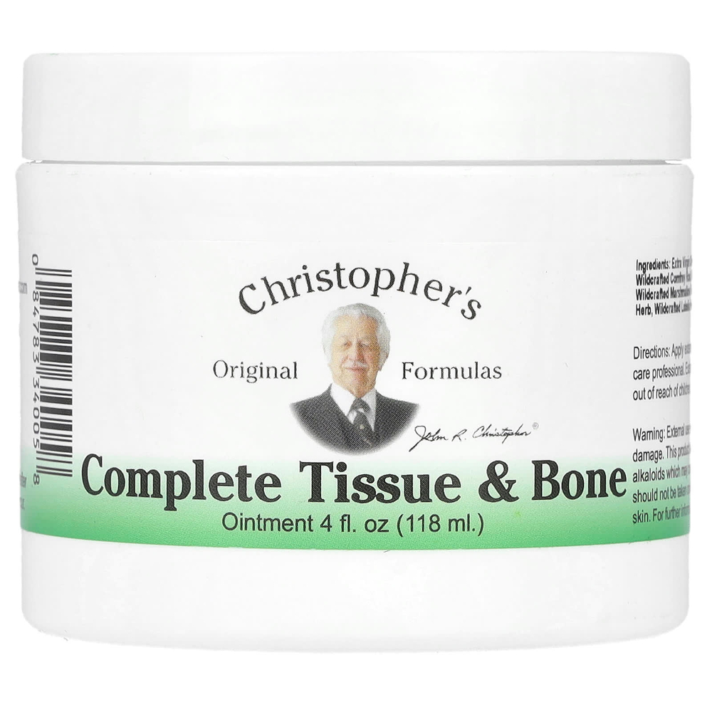 Christopher's Original Formulas, Совершенная мазь для тканей и костей, 4 жидких унции (118 мл)