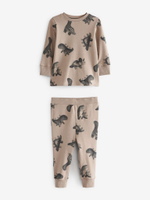 Пижама для мальчика Next 541-251, 3 шт., Бежевый, Серый