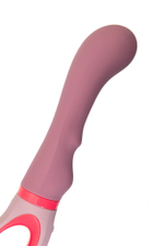 Розовый вибратор для G-стимуляции Rose - 19 см.