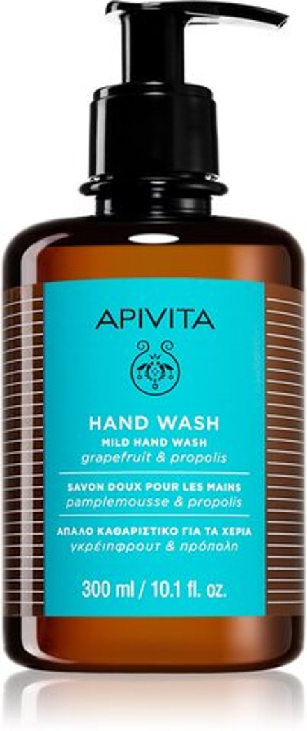 Apivita Hand Care Mild Hand Wash - жидкое мыло для рук /   300  ml  / GTIN 5201279084769