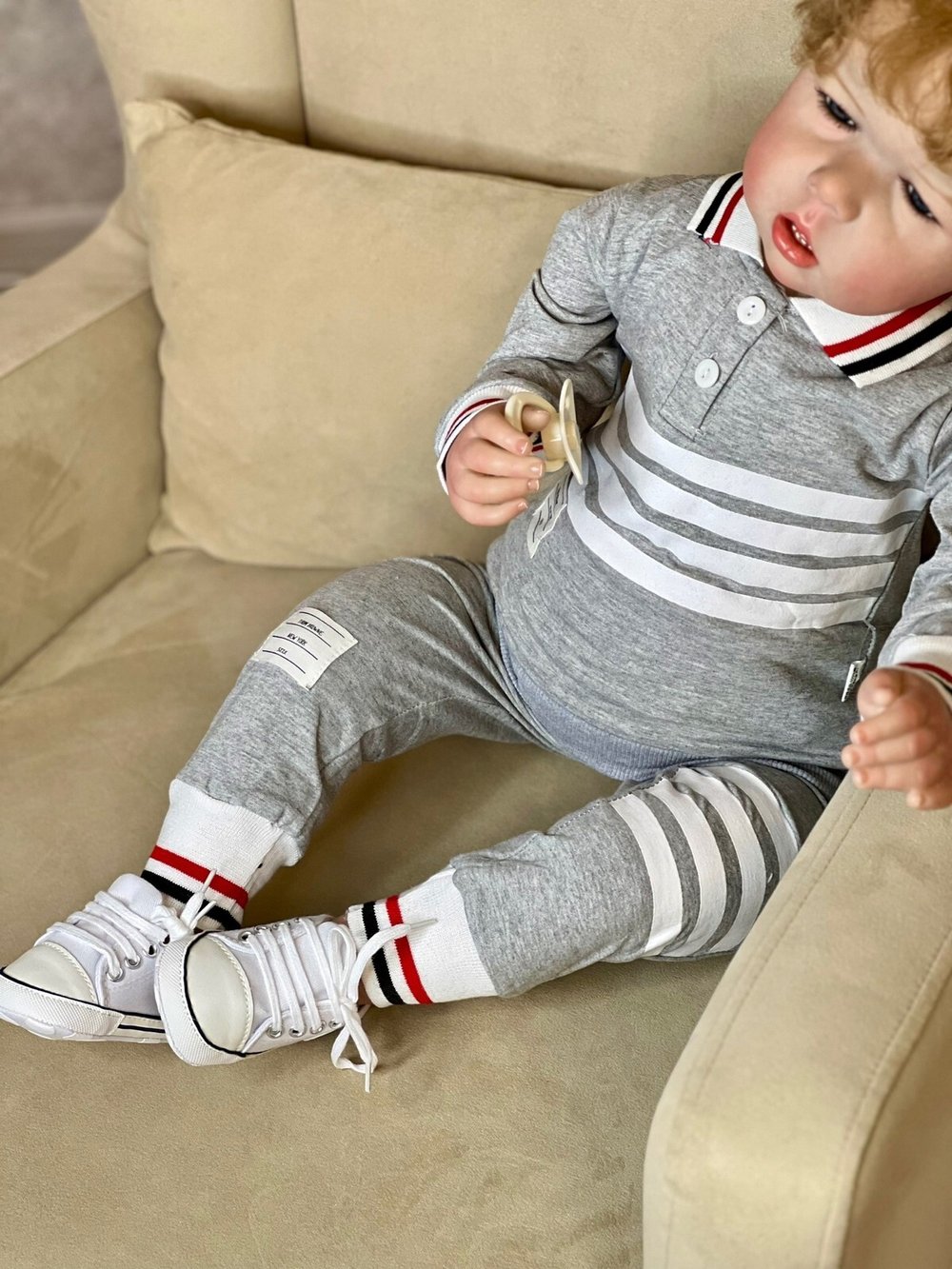 Кукла Реборн мягконабивная 70см в пакете (FA-347)