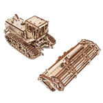 Комбайн из дерева “Косилка самоходная CS-150” от EWA от EWA - Деревянный конструктор, сборная механическая модель, 3D пазл