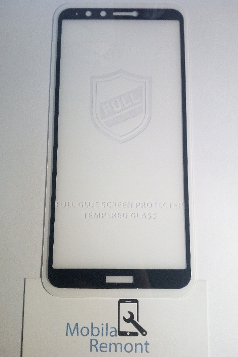Защитное стекло "Полное покрытие" для Huawei Y9 2018 Черный