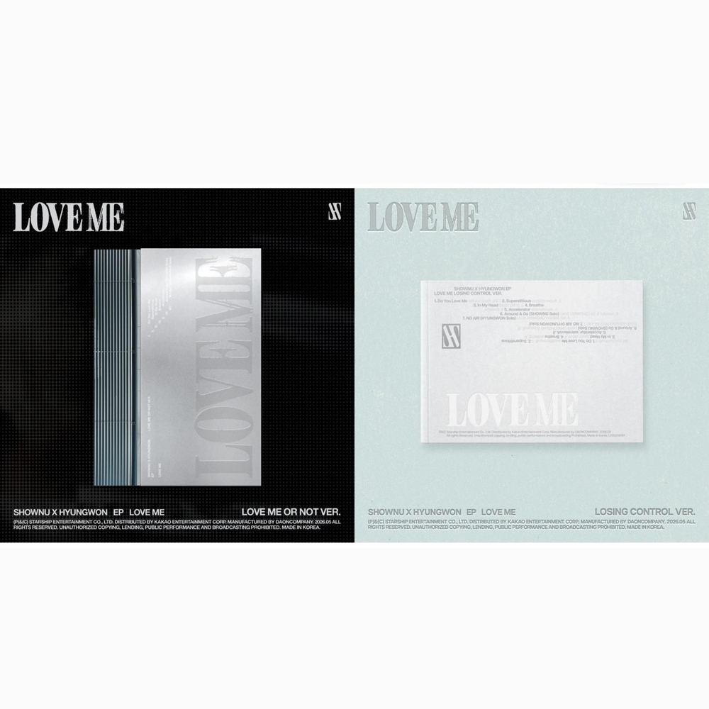Альбом SHOWNU X HYUNGWON - LOVE ME EP Album RANDOM Version