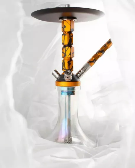 Кальян Mamay Hexagon anod Yellow Splash