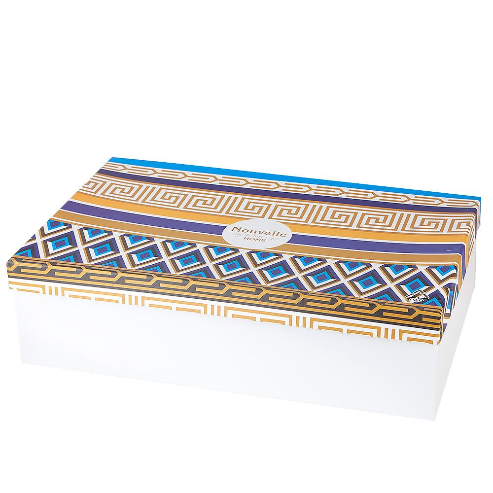 Набор чайный 12пр. "Golden Blue" (6 персон) v=200мл. (фарфор) (подарочная упаковка)