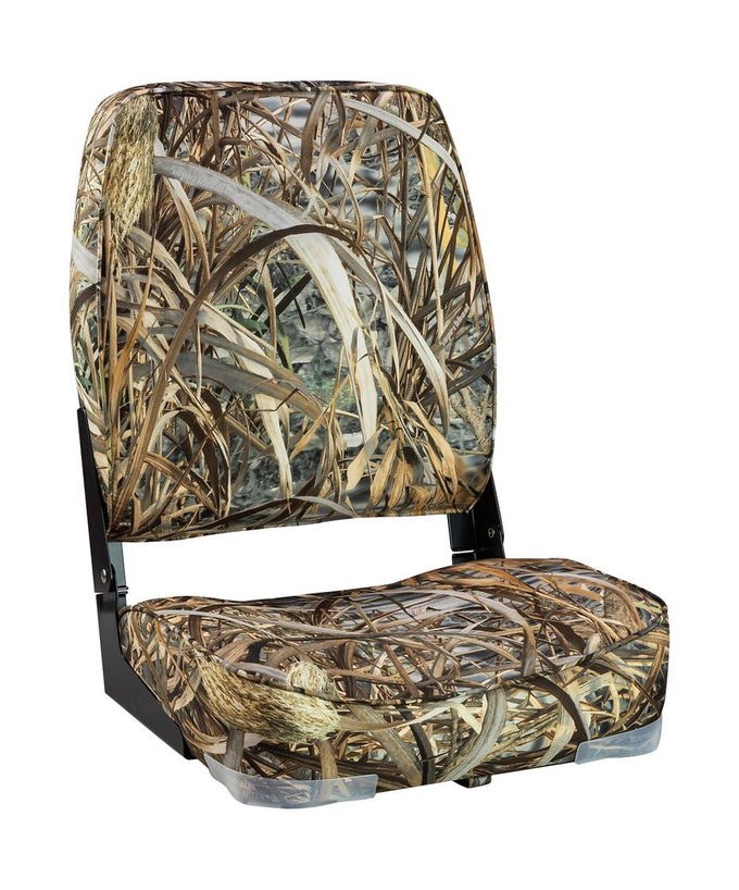 Кресло мягкое складное, высокая спинка, цвет камуфляж камыш, Marine Rocket