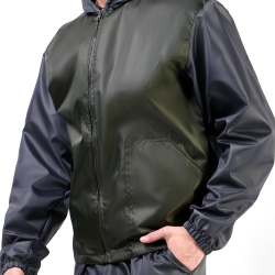 Костюм для активного отдыха Prival Ветровлагозащитный, мужской, чёрный + хаки