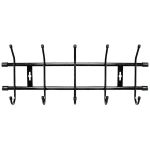 Вешалка настенная 5 крючков, 484, Черный, ВН5