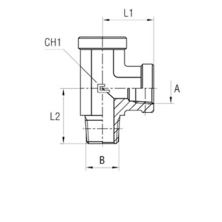 Штуцер FSLC NPT 3/8" CAST