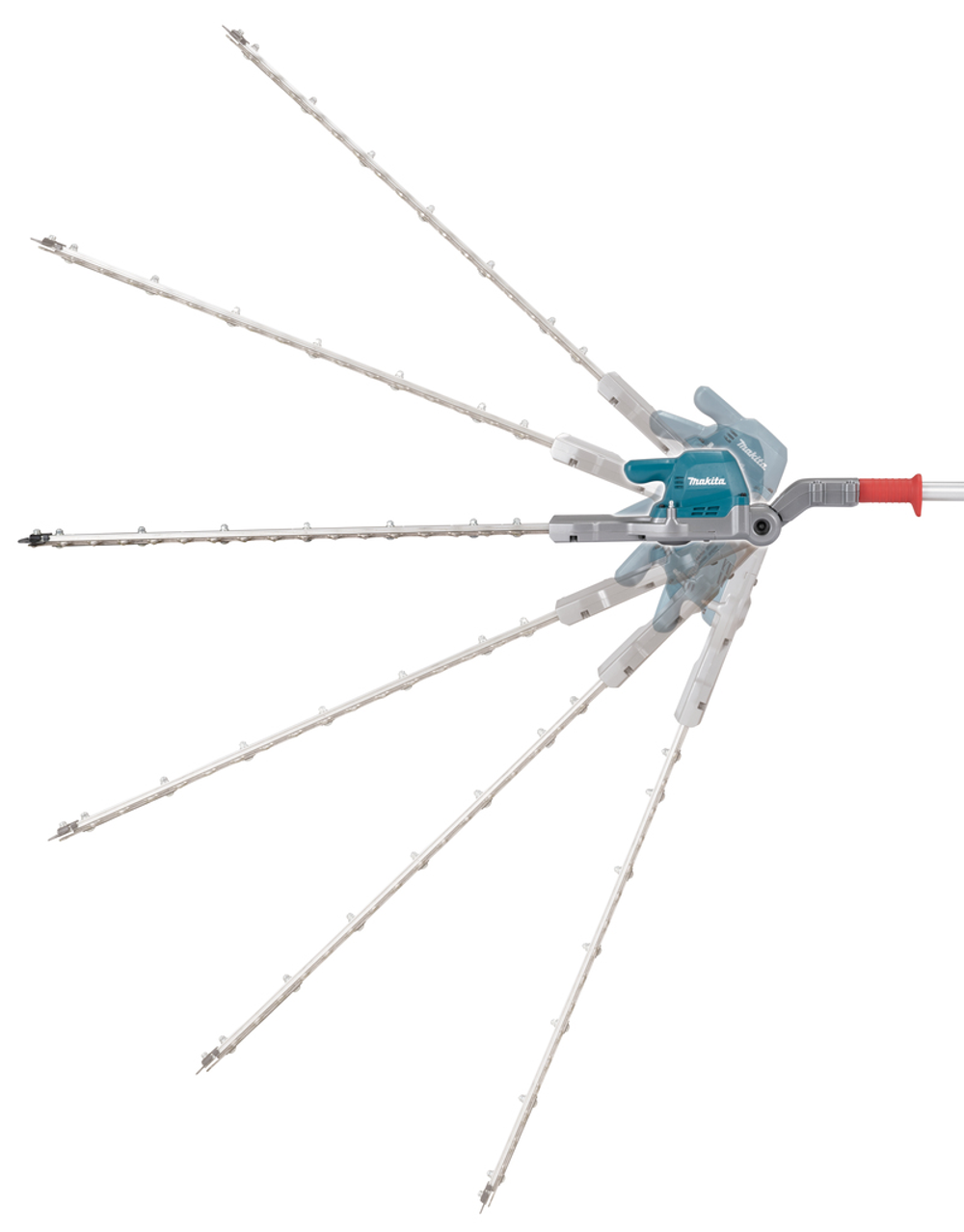 Аккумуляторный штанговый кусторез Makita UN001GZ