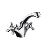 Смеситель для раковины 1/2 кер F1025 FRAP КРЕСТ (литой, хром, латунь)