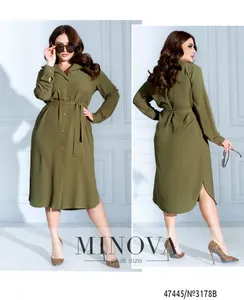 Платье 3178В-Хаки Minova