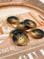 Пуговицы Брунел. бежевые с коричневыми прожилками